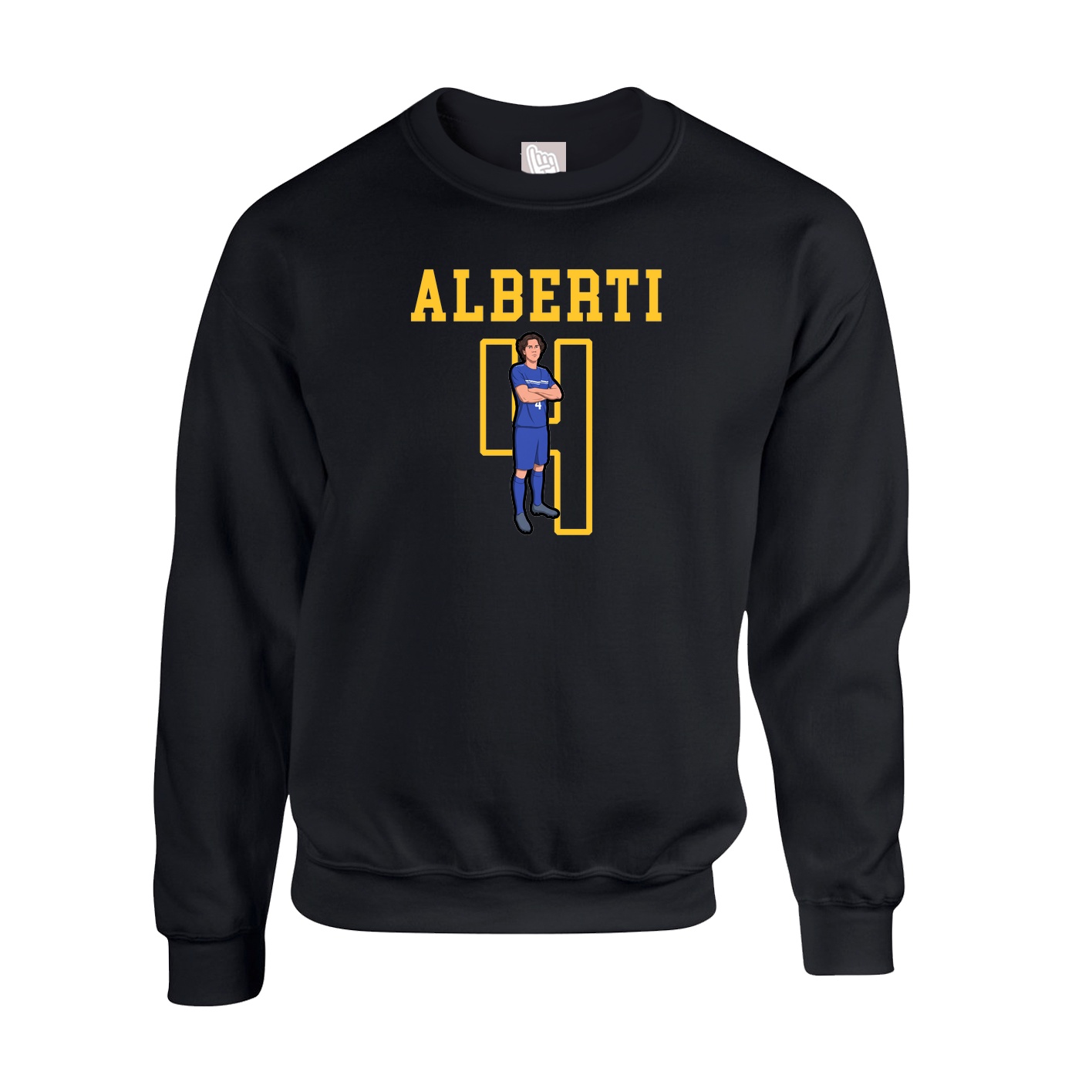 Fleece Crew — Shirsey in Black
