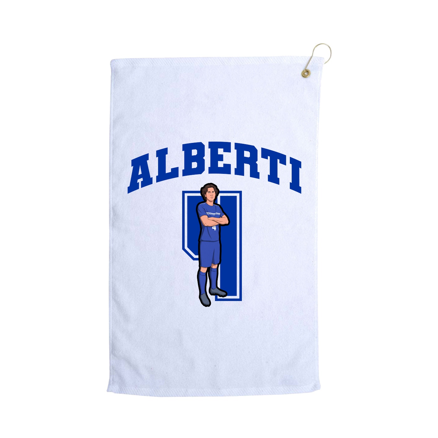 Golf Towel — Number in White
