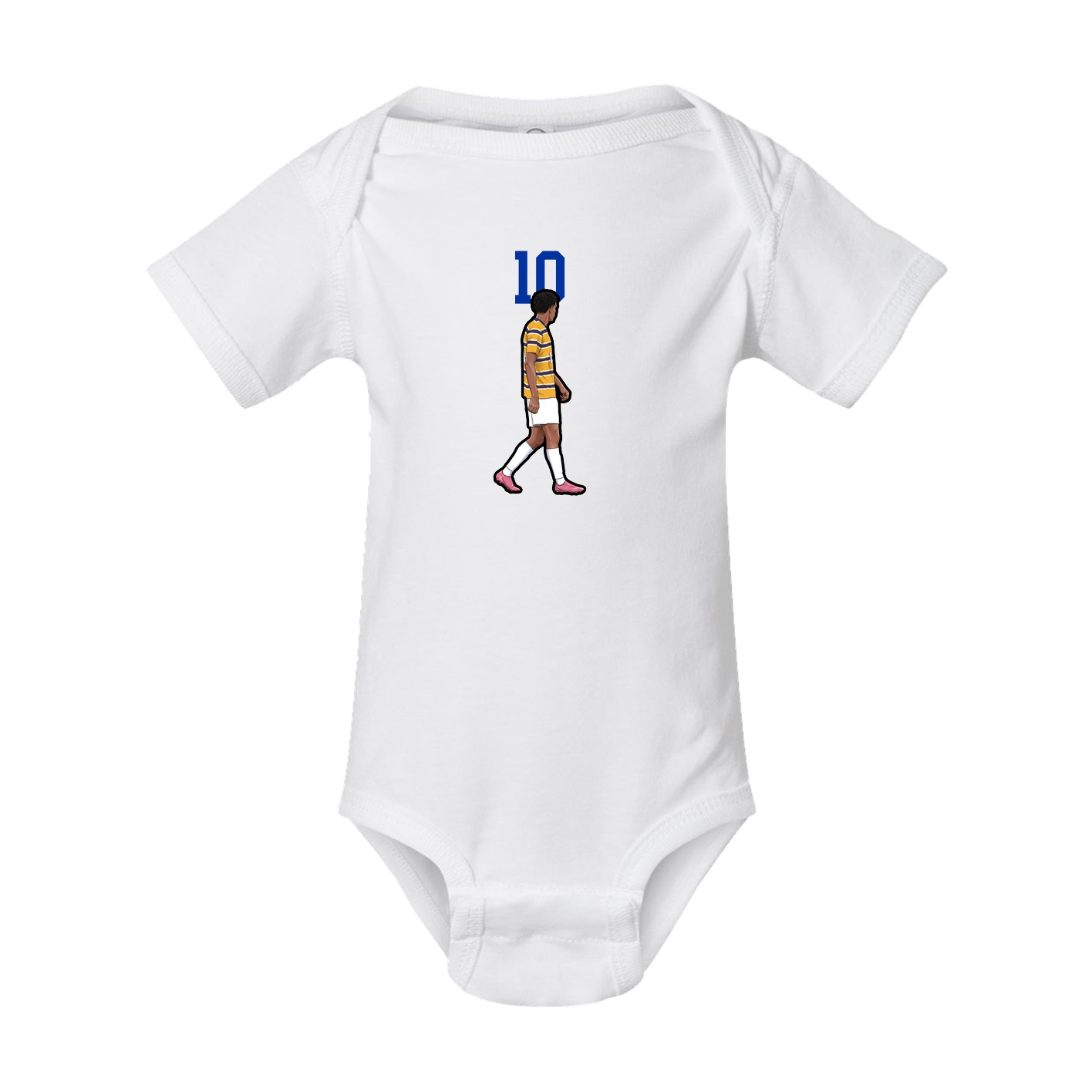 Baby Onesie — Number Top in White