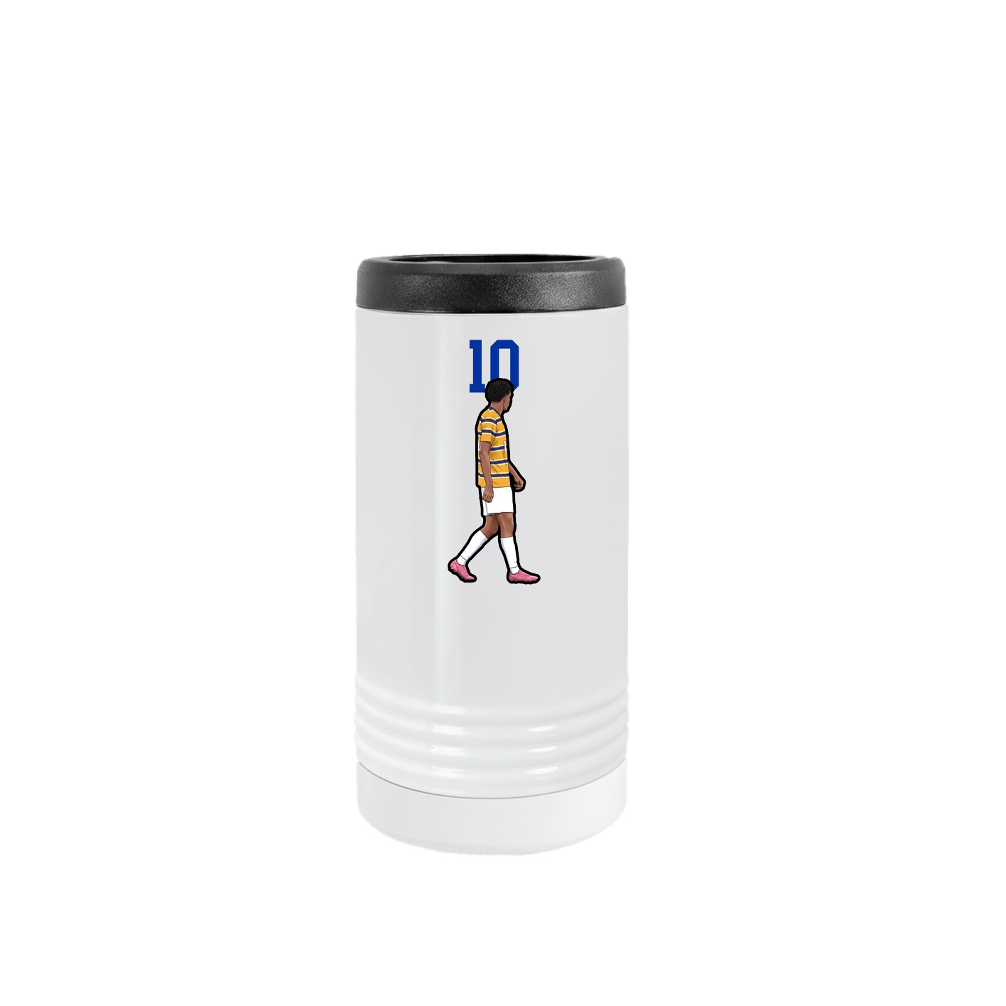 Slim Beverage Holder — Number Top in White