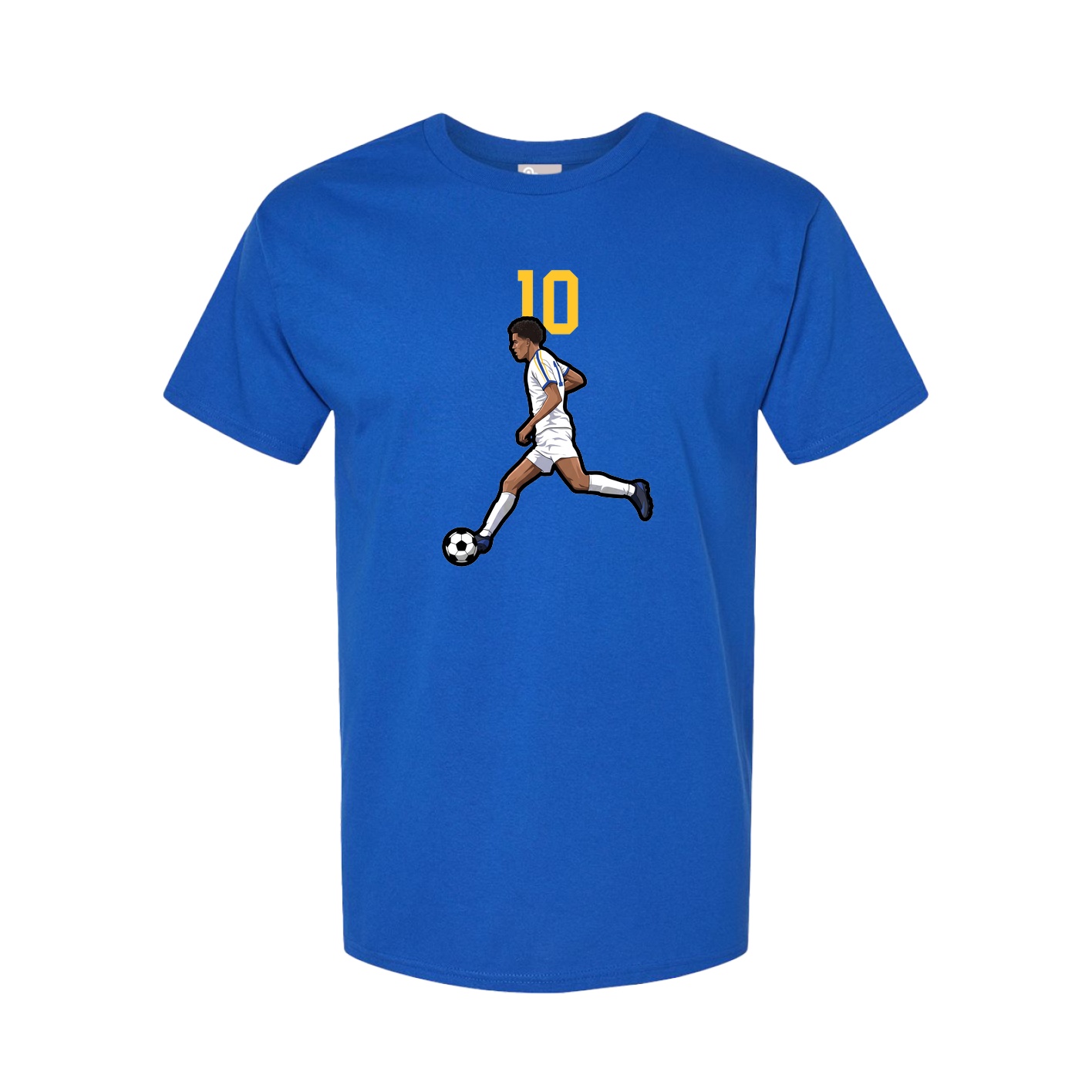 Youth Tee — Number Top in Royal