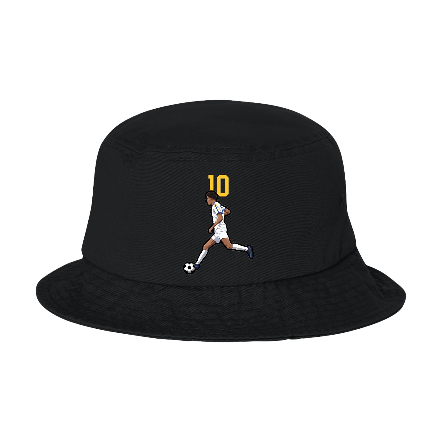 Bucket Cap — Number Top in Black