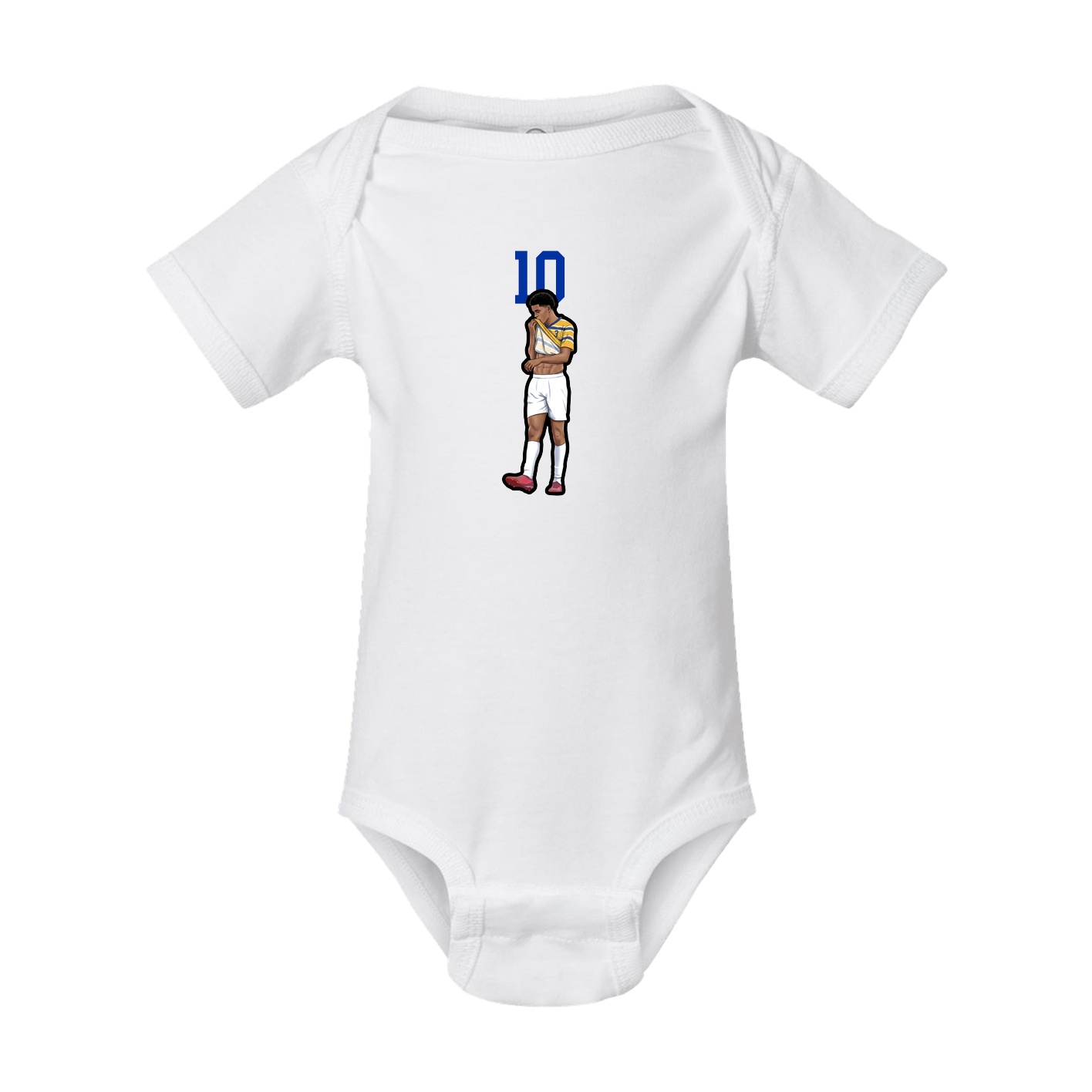 Baby Onesie — Number Top in White