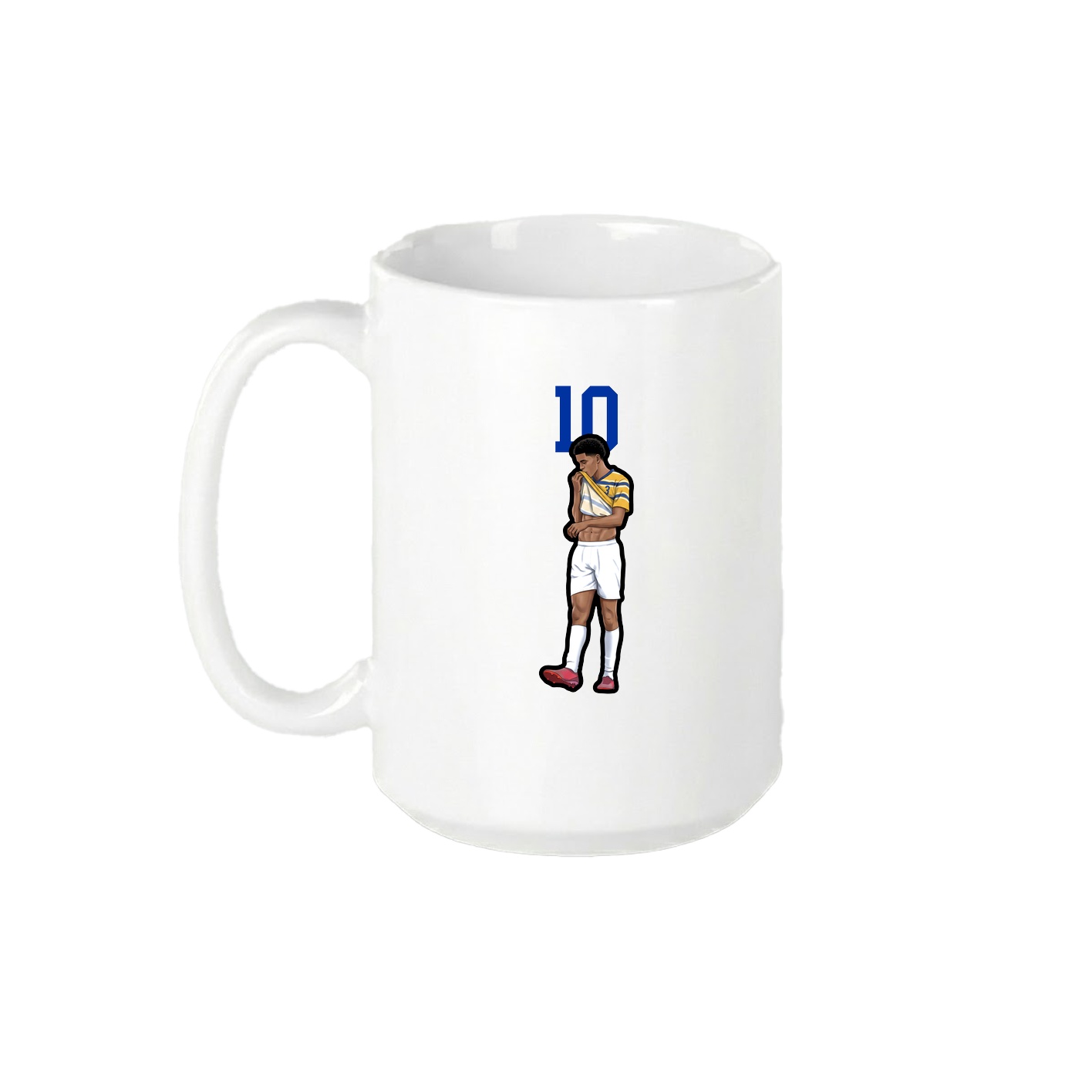 15oz Coffee Mug — Number Top in White