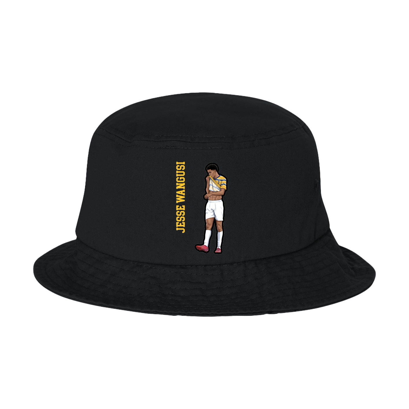 Bucket Cap — Name Vertical in Black