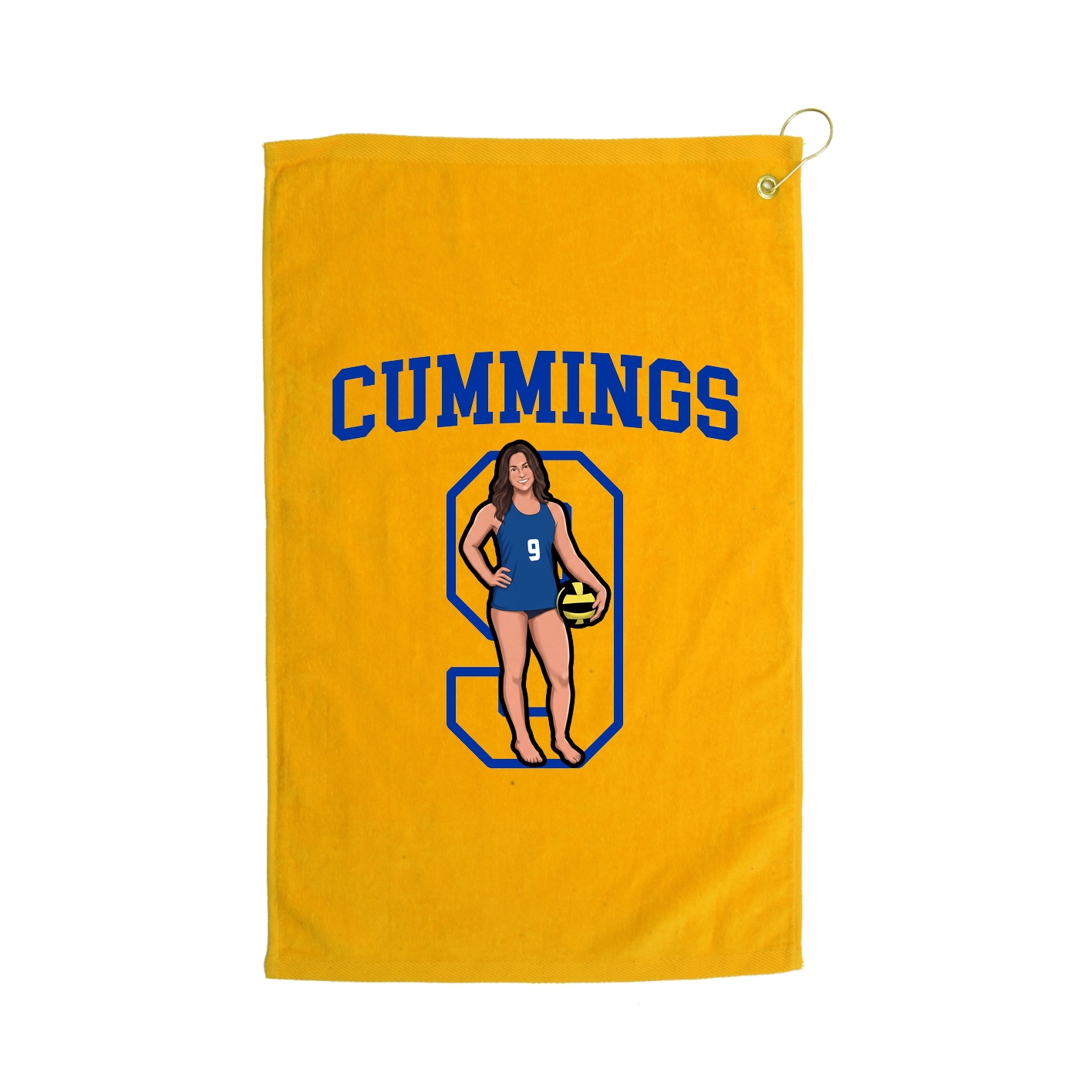 Golf Towel — Shirsey in Gold