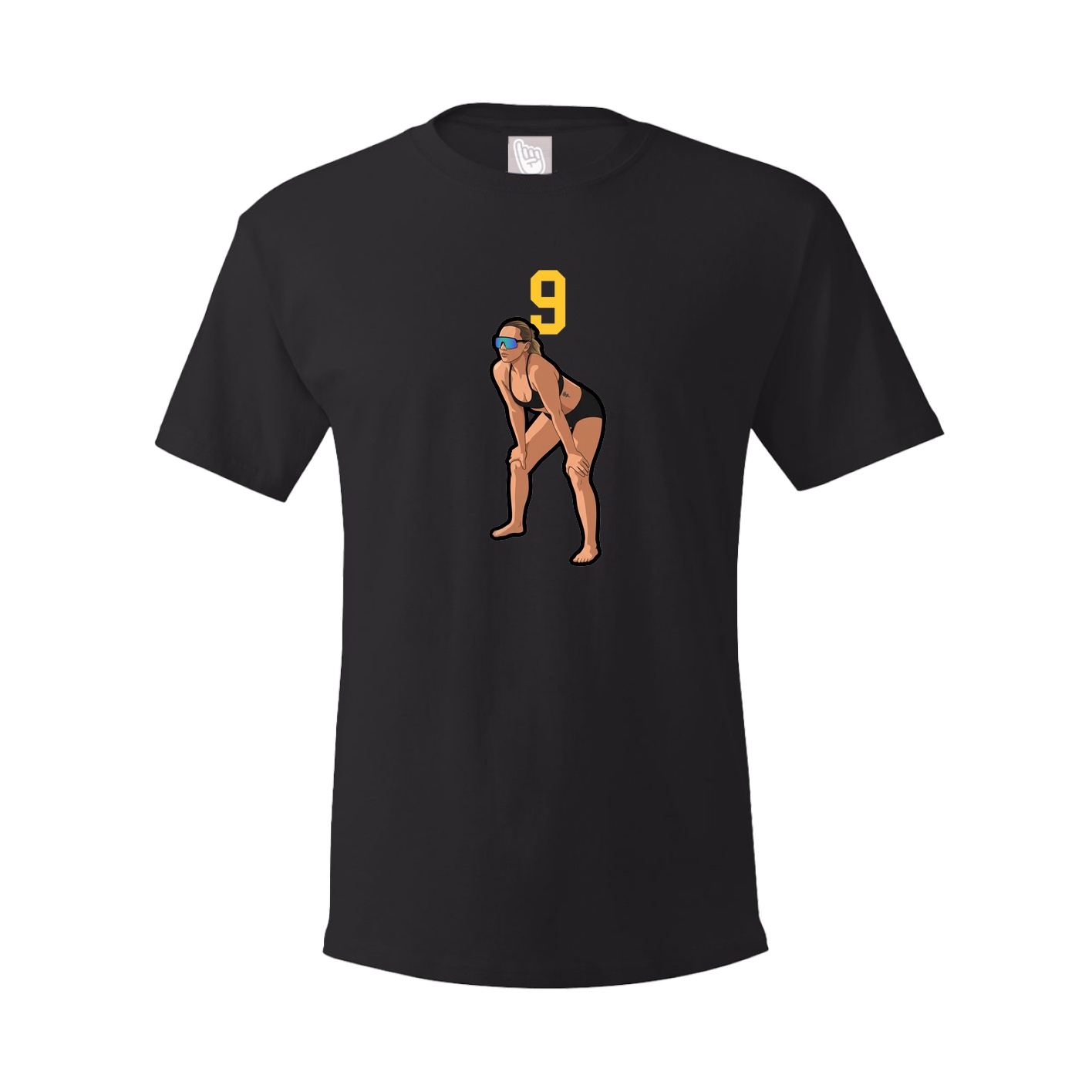 Tee — Number Top in Black
