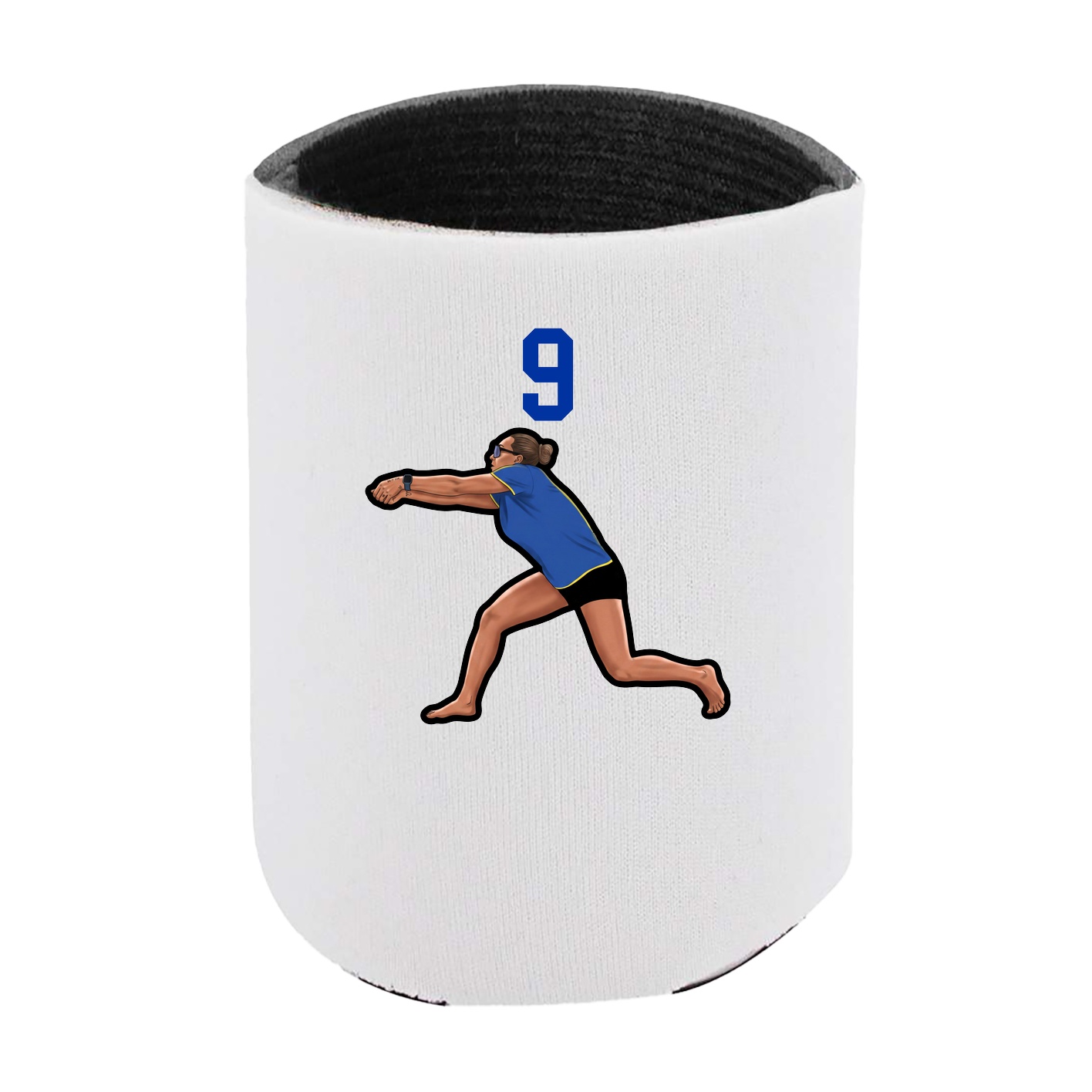 Can Holder — Number Top in White
