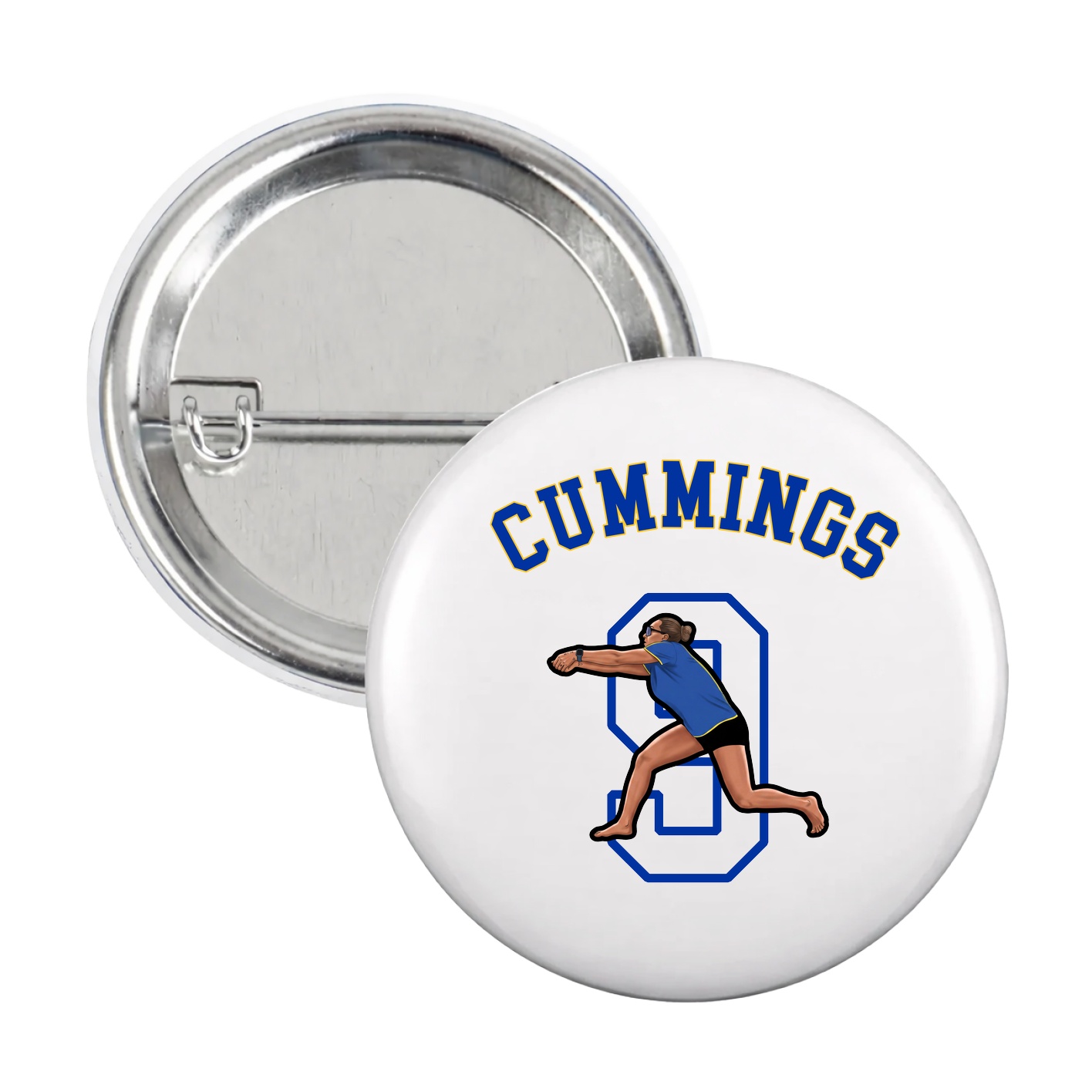 Game Day Button — Shirsey Arch in White