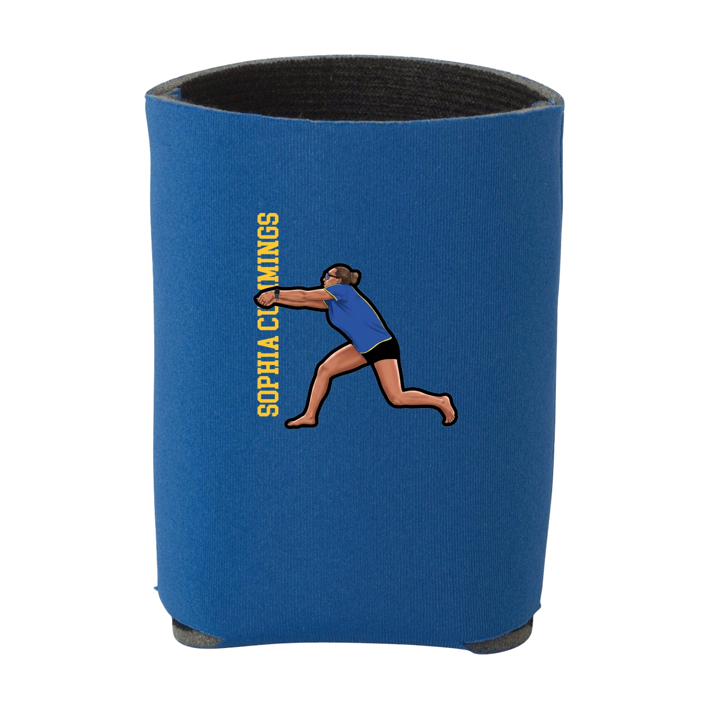 Can Holder — Name Vertical in Royal