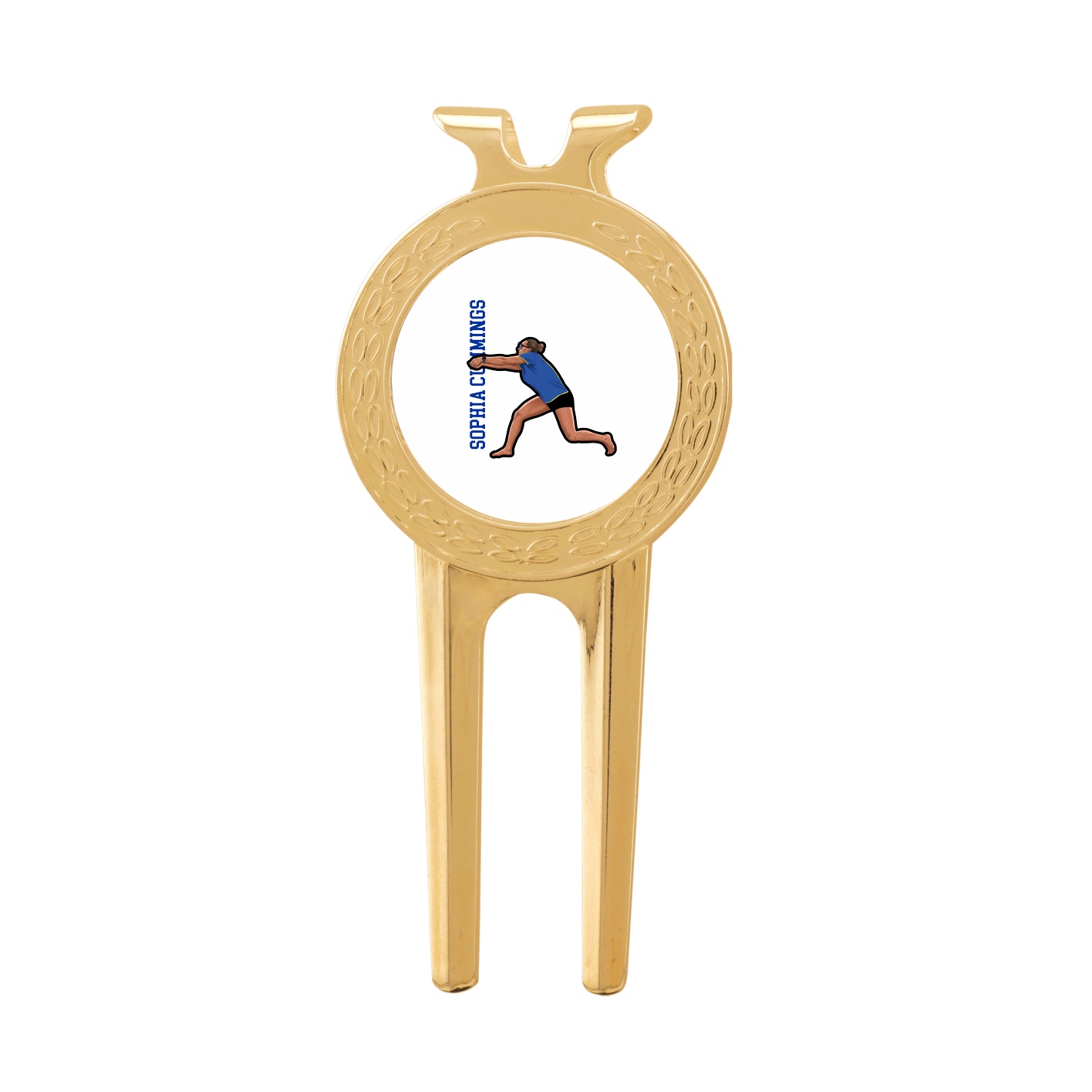 Divot Tool with Ball Marker — Name Vertical in Classic