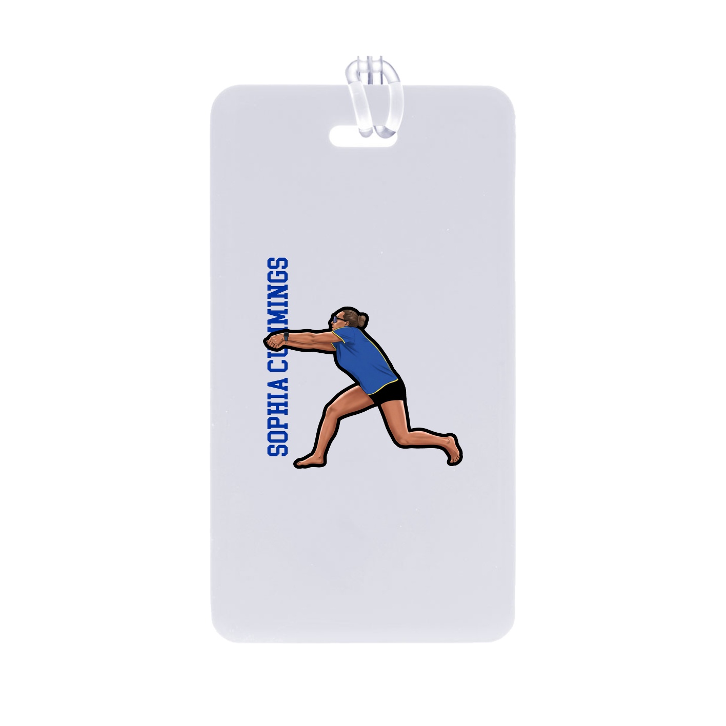 Bag Tag — Name Vertical in Classic