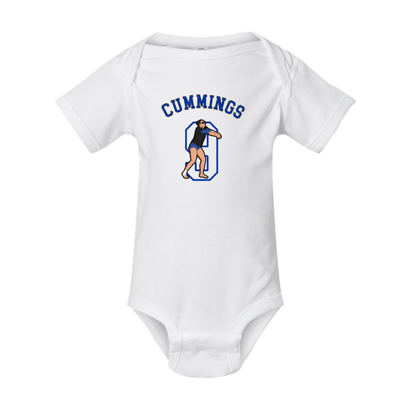 Baby Onesie — Shirsey Arch in White