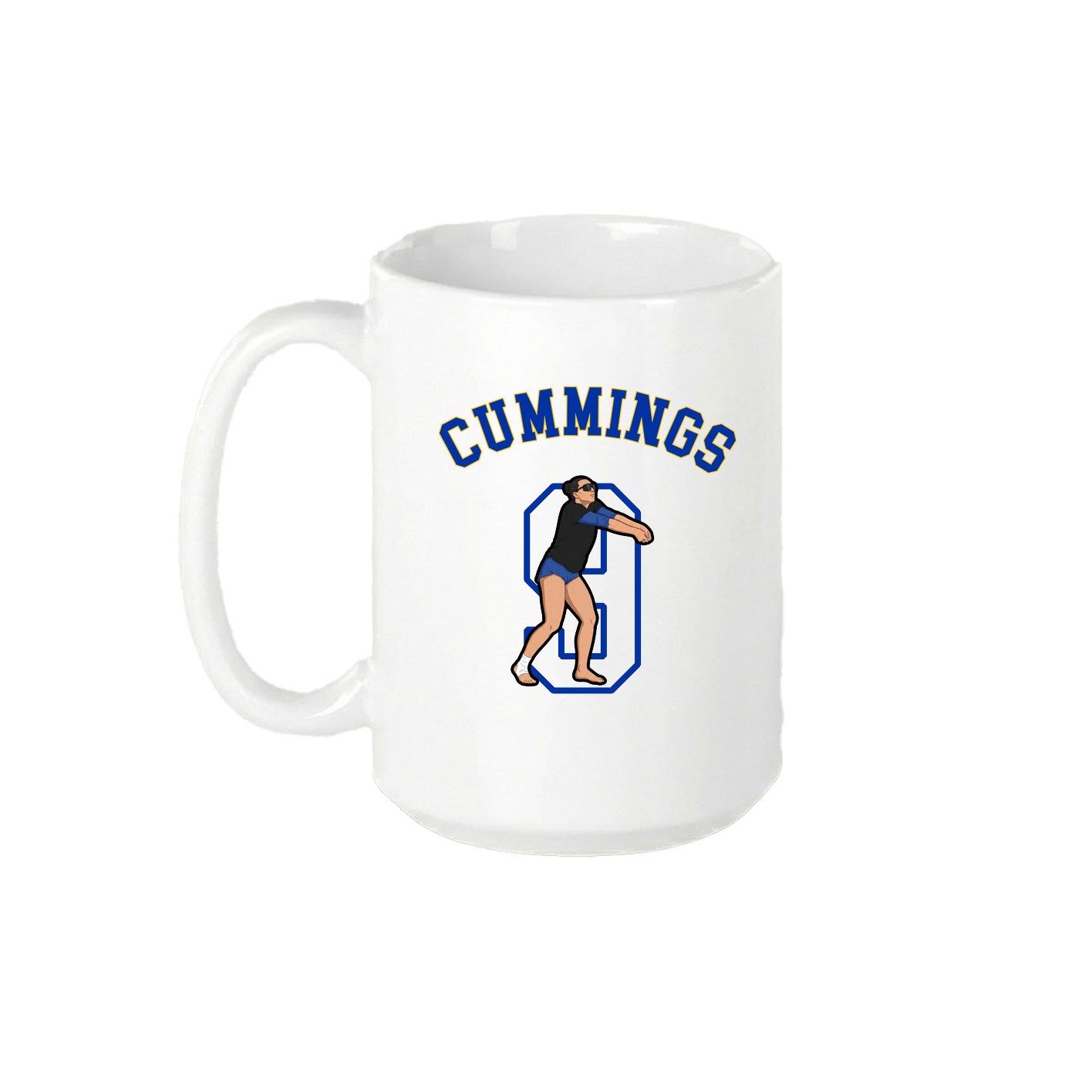 15oz Coffee Mug — Shirsey Arch in White