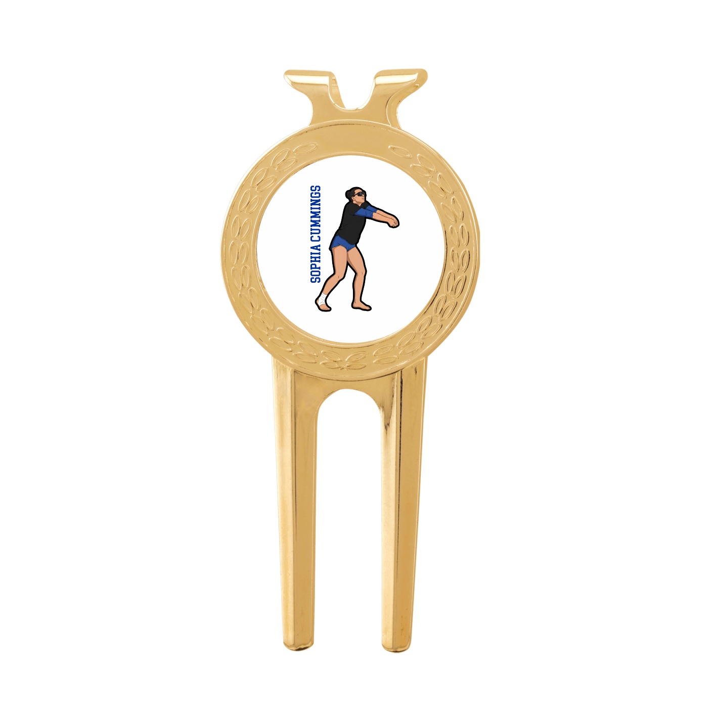 Divot Tool with Ball Marker — Name Vertical in Classic