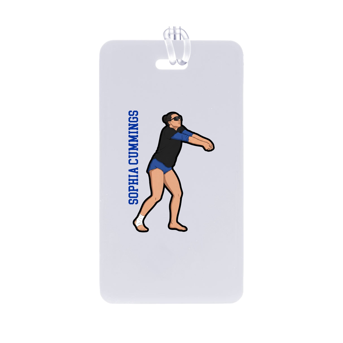 Bag Tag — Name Vertical in Classic