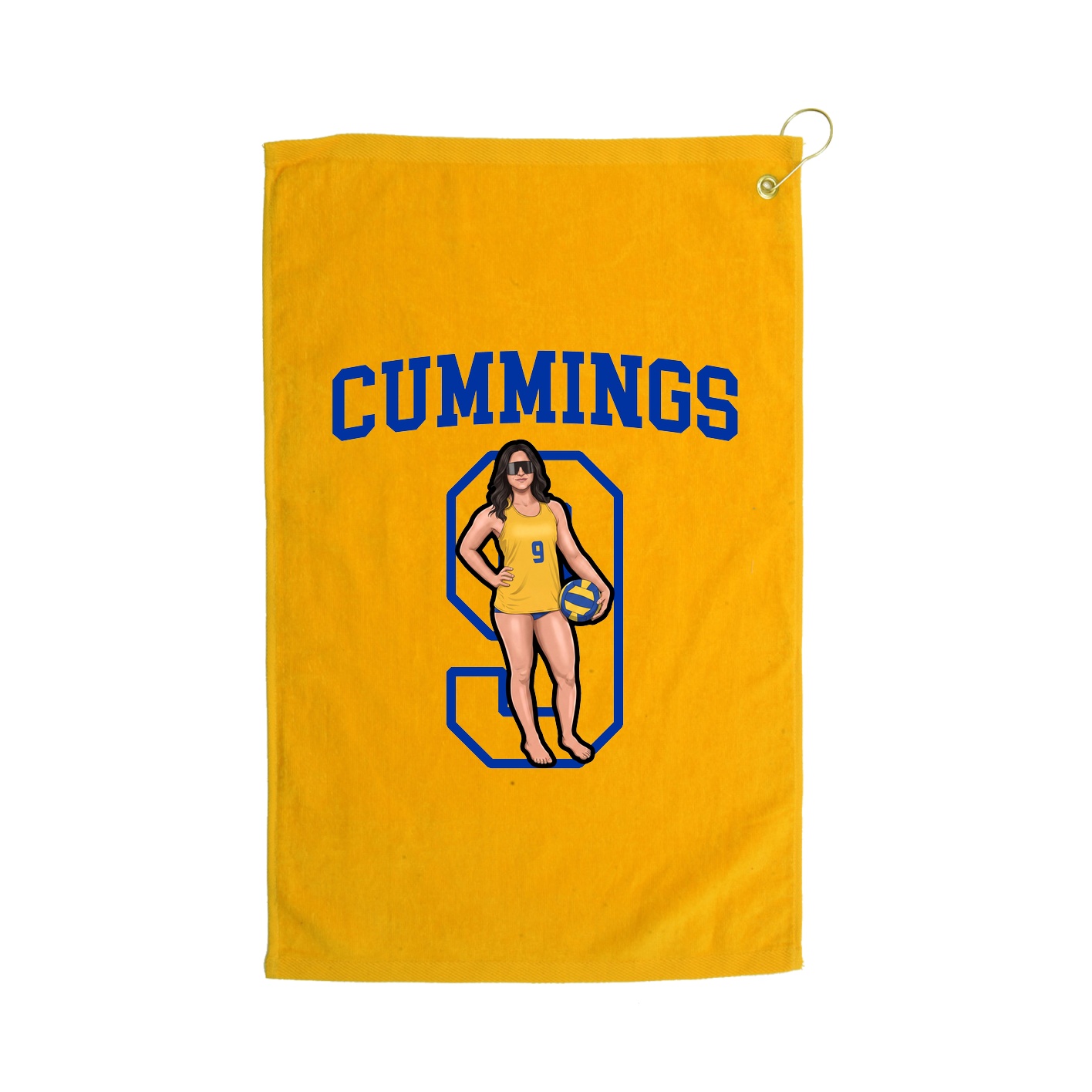 Golf Towel — Shirsey in Gold
