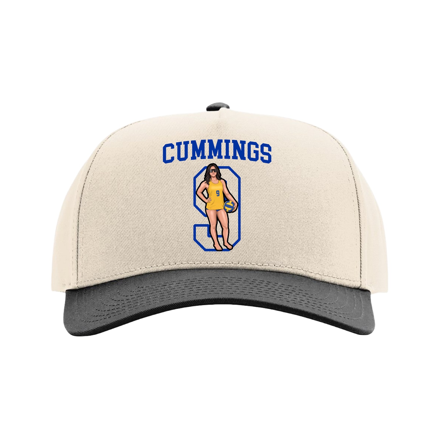 Full Fabric Five-Panel Champ Cap