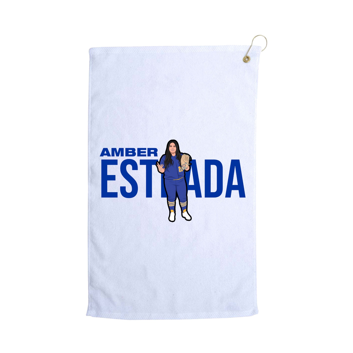 Golf Towel — Player Name in White
