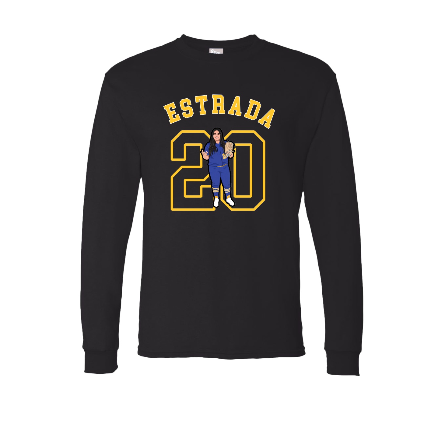 Long Sleeve Tee — Shirsey Arch in Black