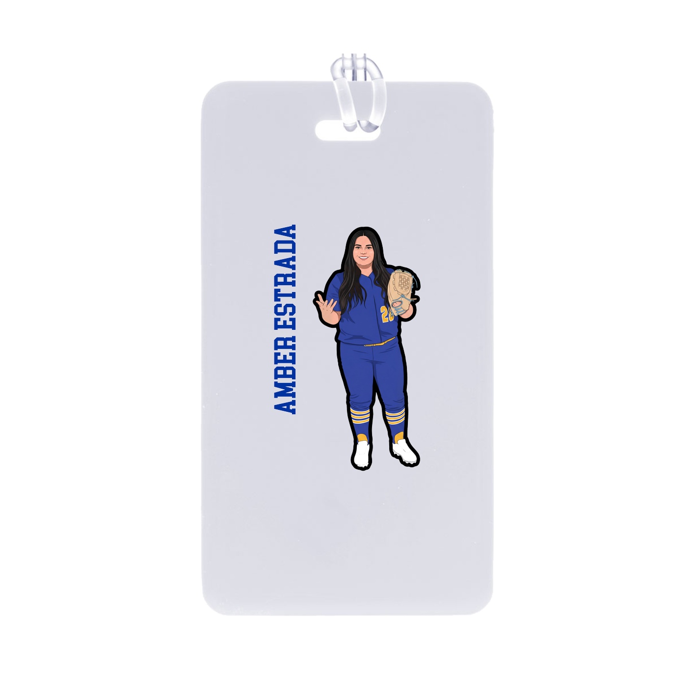 Bag Tag — Name Vertical in Classic