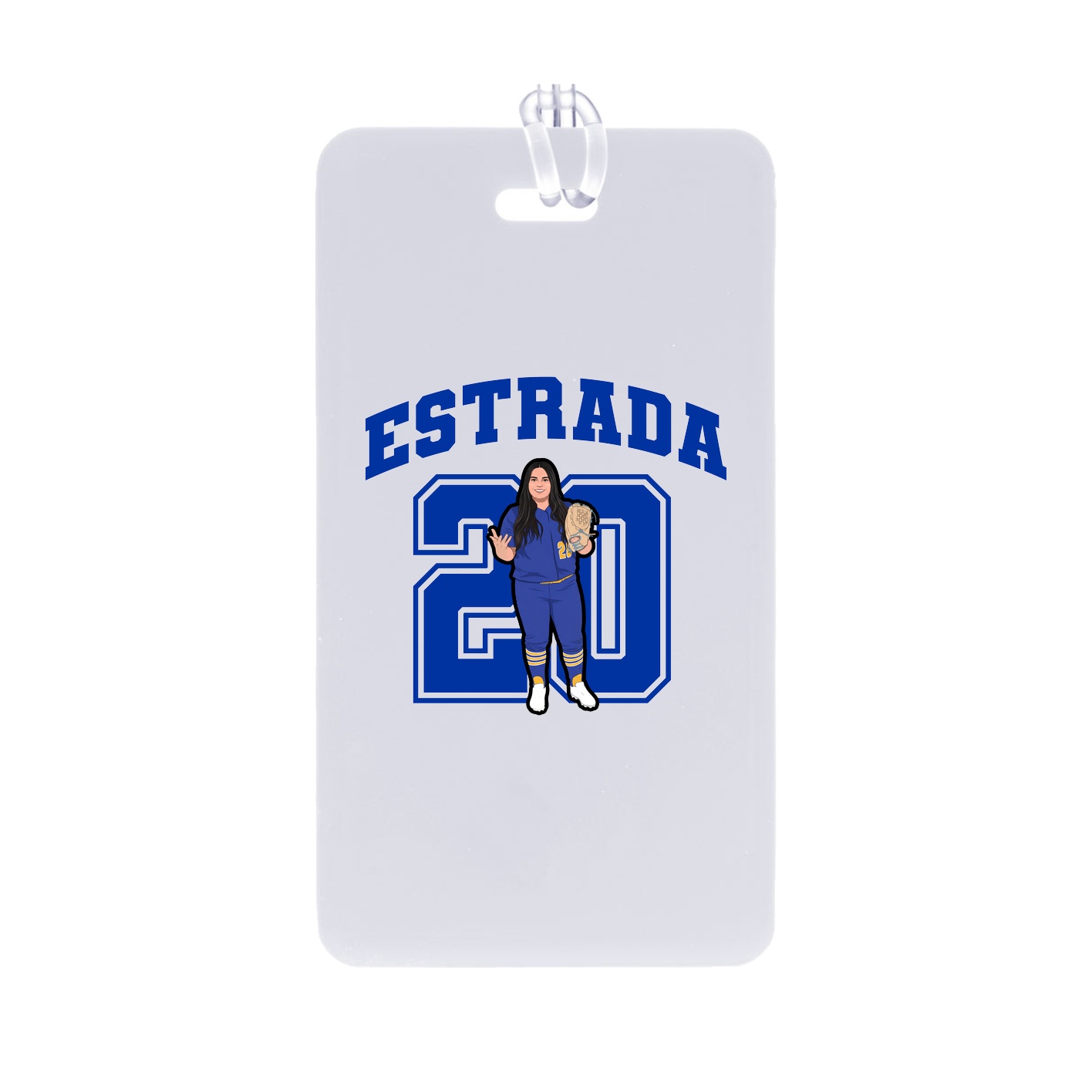 Bag Tag — Number in Classic