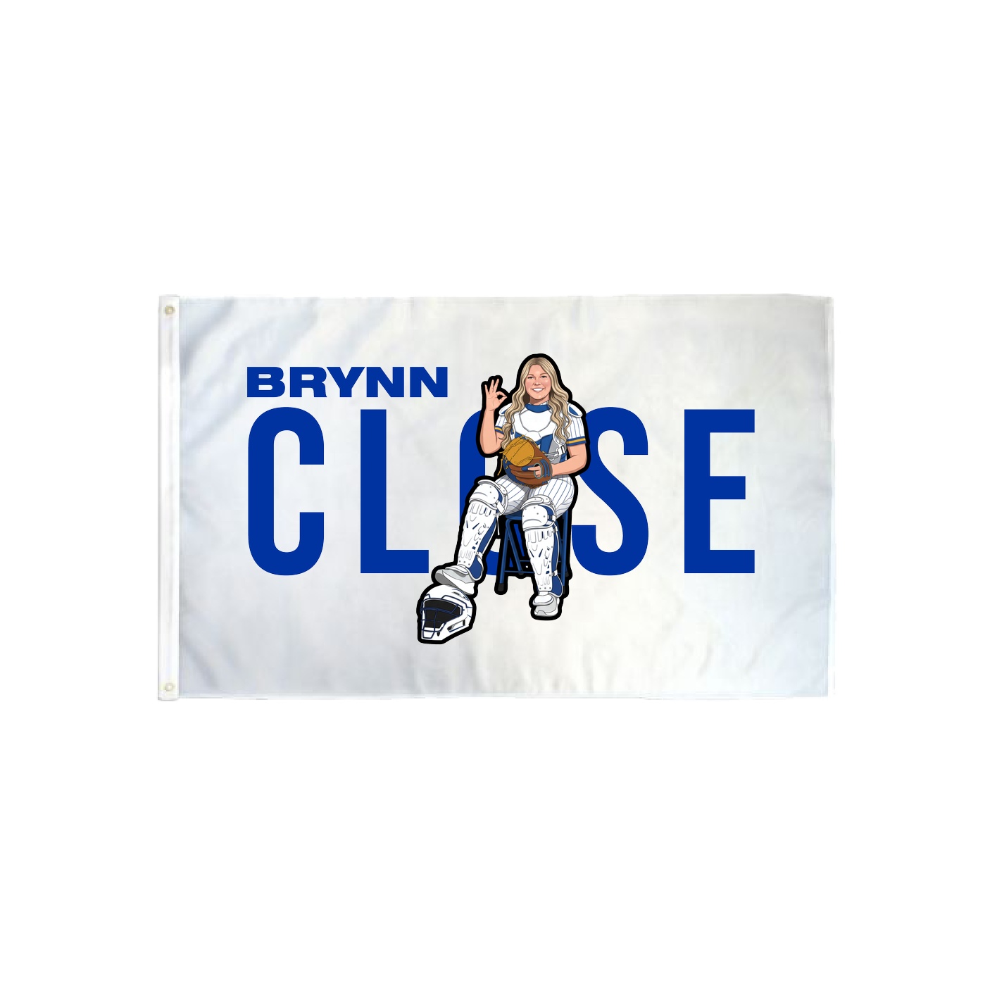 3x5 Flag — Player Name in Classic