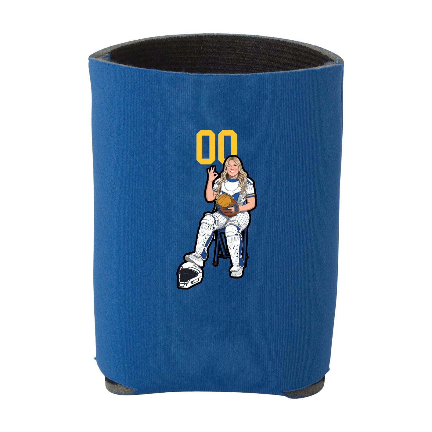 Can Holder — Number Top in Royal