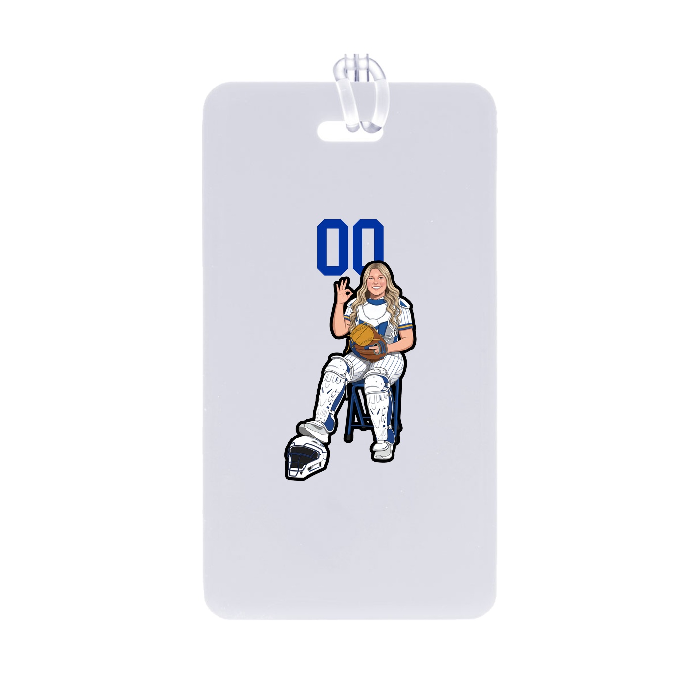 Bag Tag — Number Top in Classic