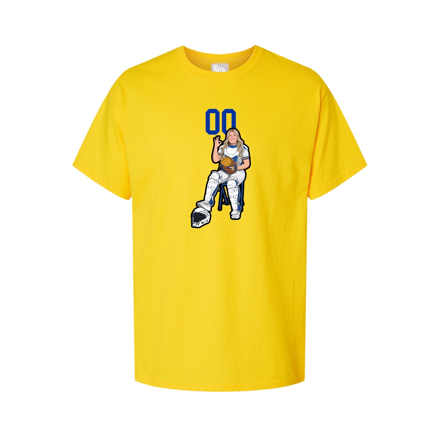 Tee — Number Top in Gold