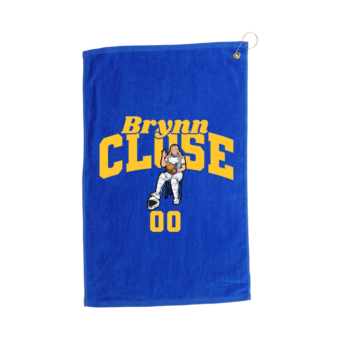 Golf Towel — Signature Arch in Royal