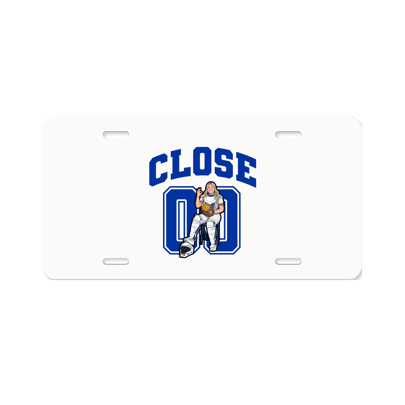 License Plate — Number in Classic
