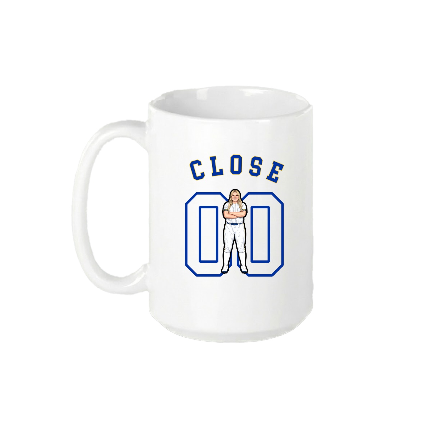 15oz Coffee Mug — Shirsey Arch in White