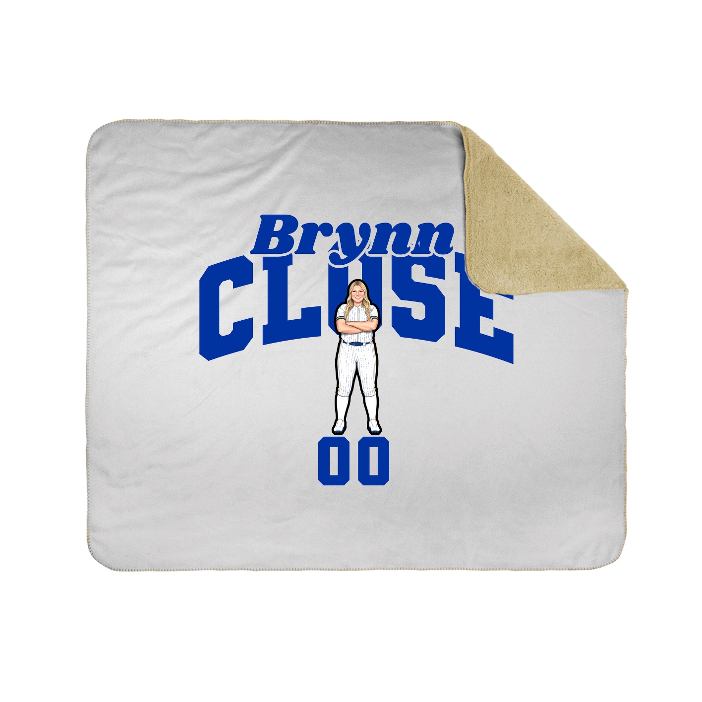 Throw Blanket — Signature Arch in White