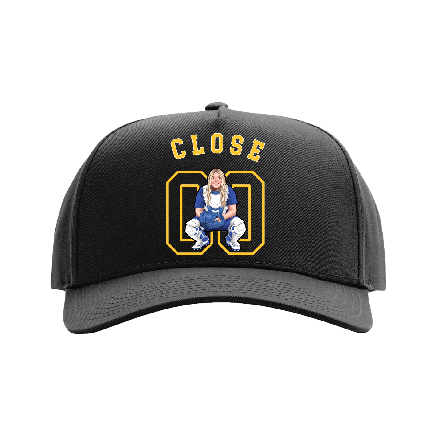 Full Fabric Five-Panel Champ Cap