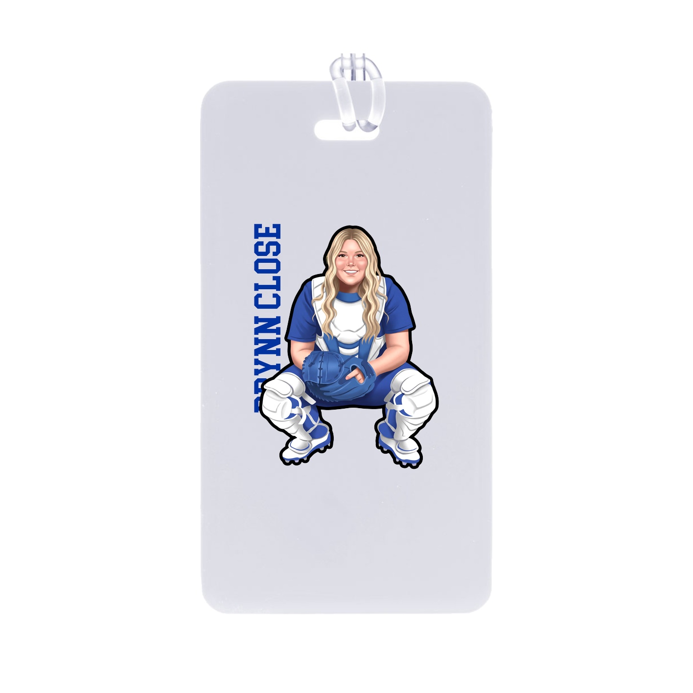Bag Tag — Name Vertical in Classic