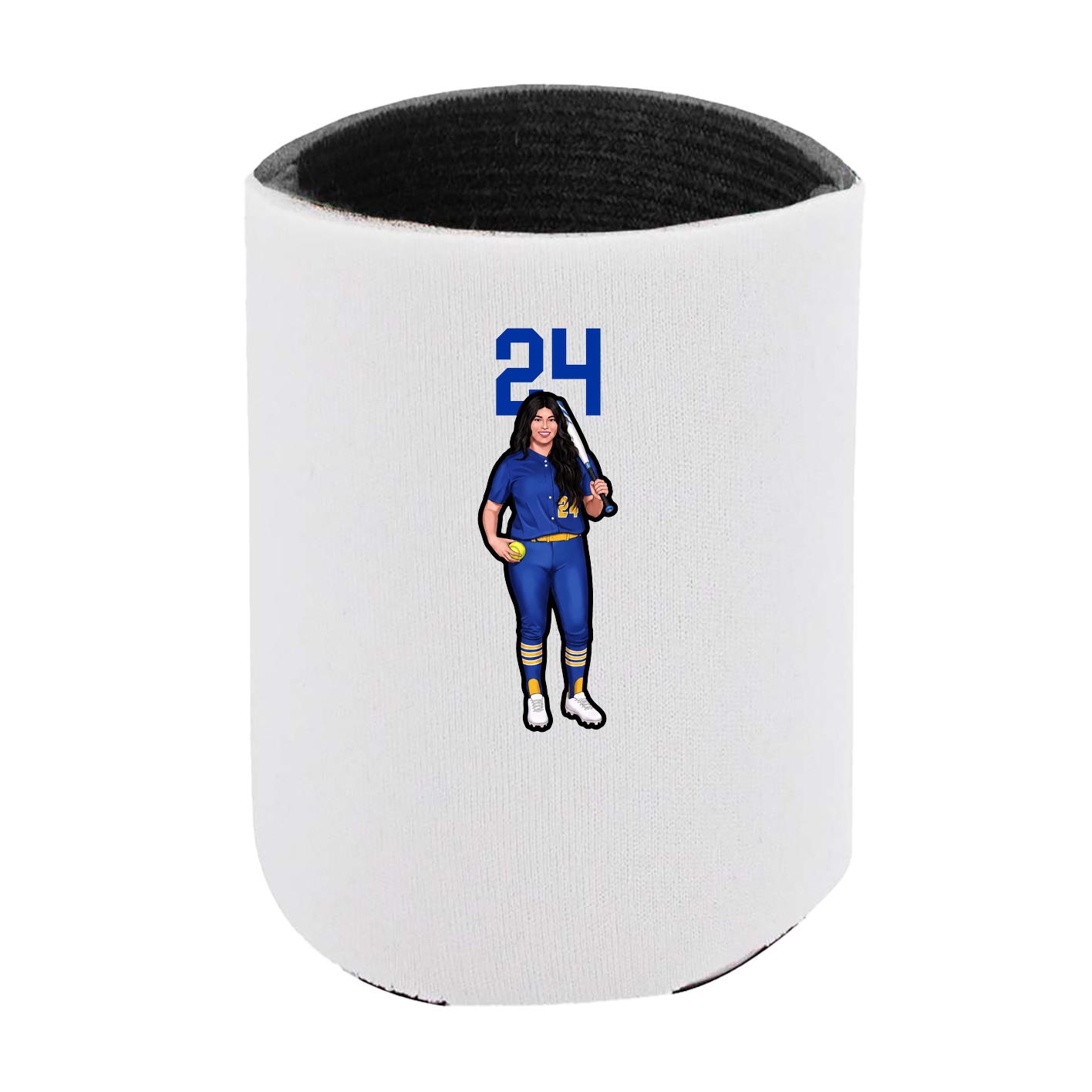 Can Holder — Number Top in White