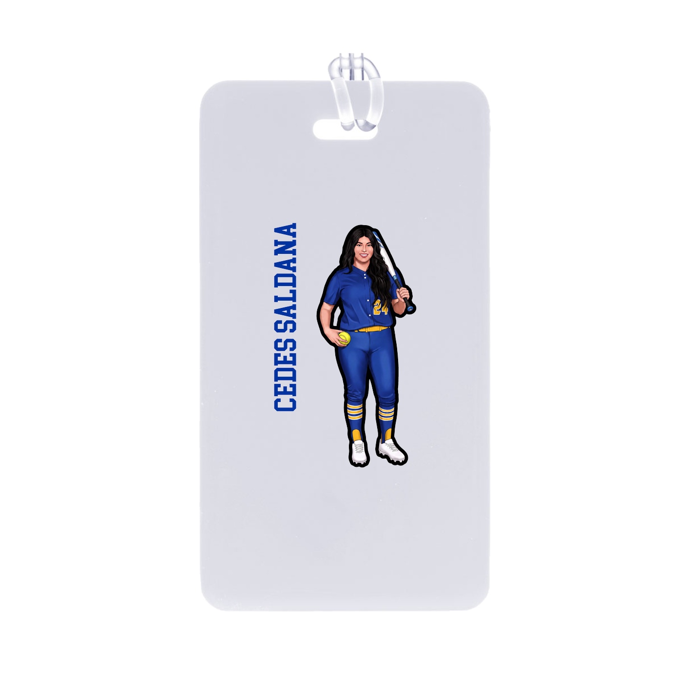 Bag Tag — Name Vertical in Classic