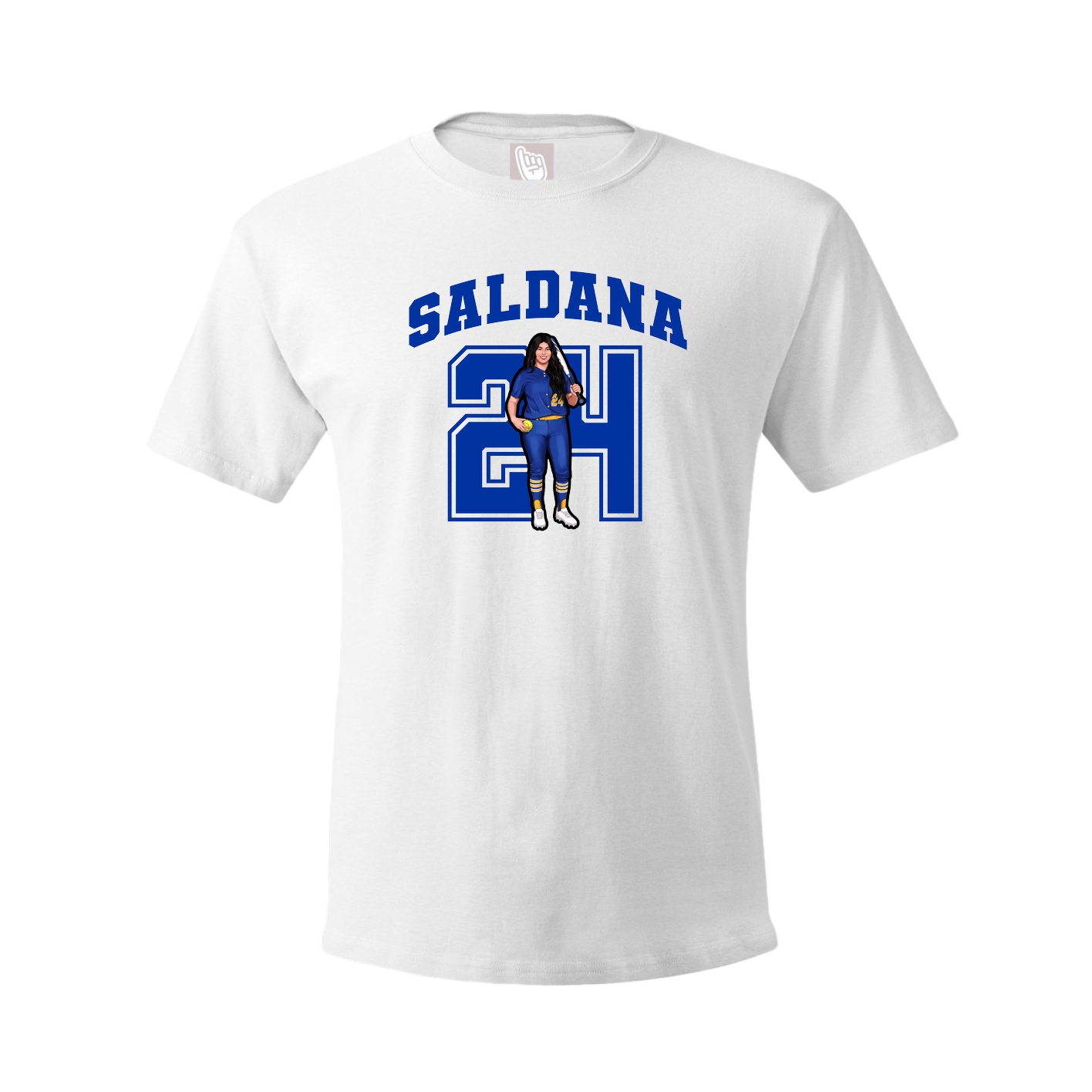 Tee — Number in White