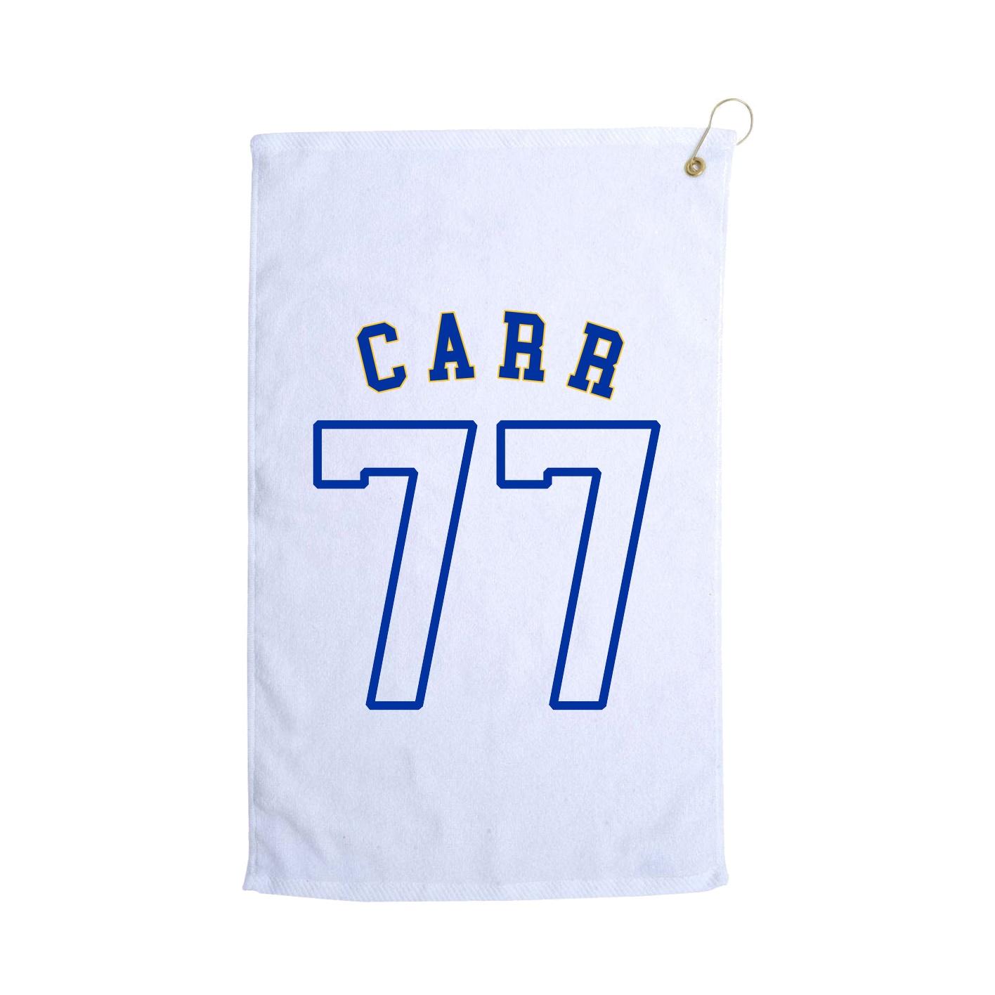 Golf Towel — Shirsey Arch in White