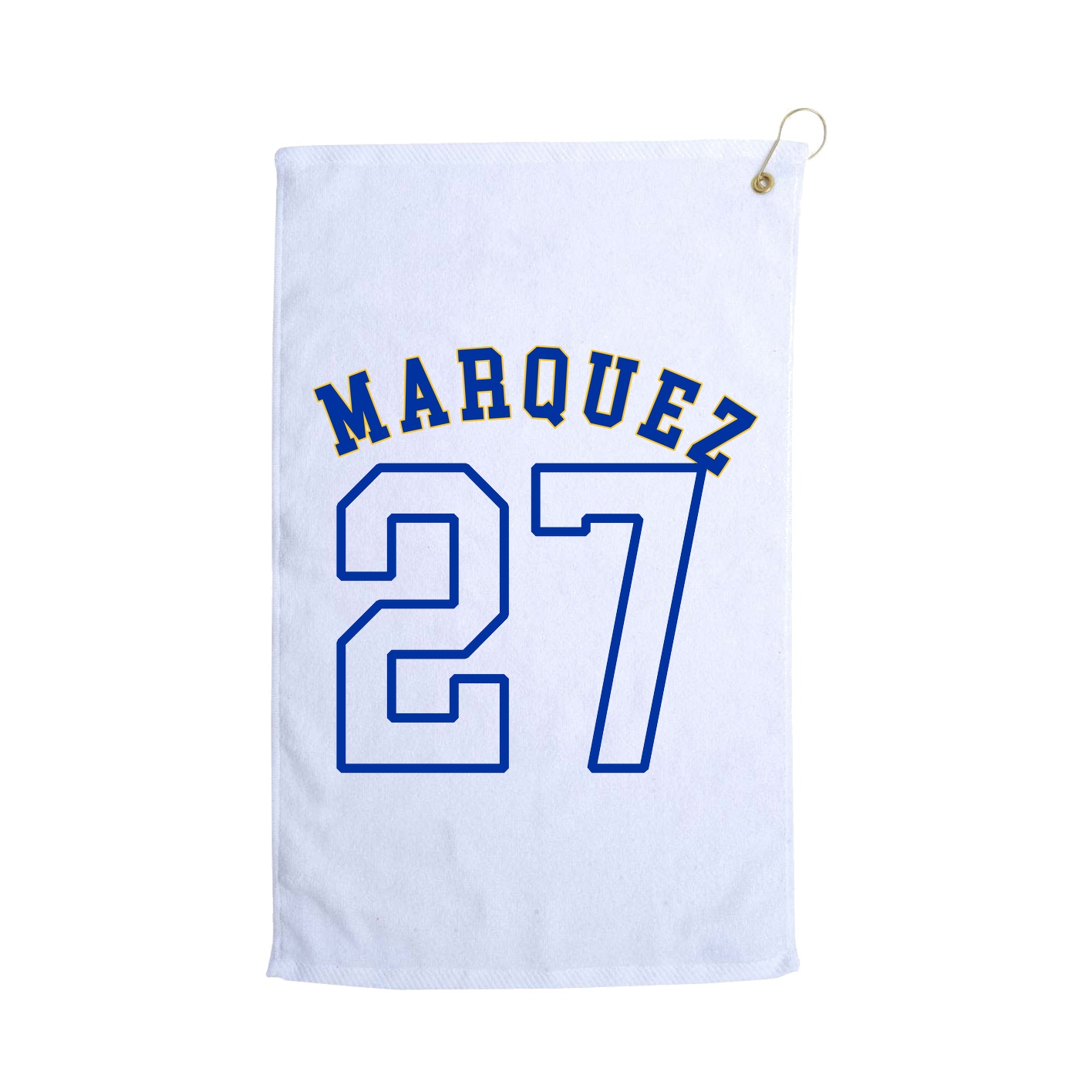 Golf Towel — Shirsey Arch in White