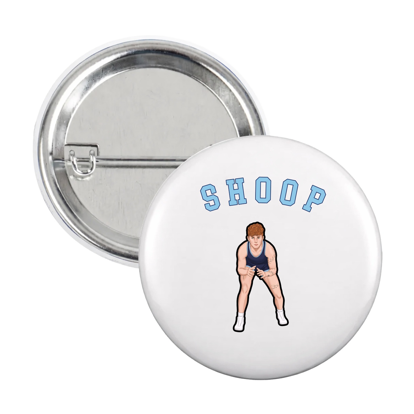 Game Day Button — Shirsey Arch in White