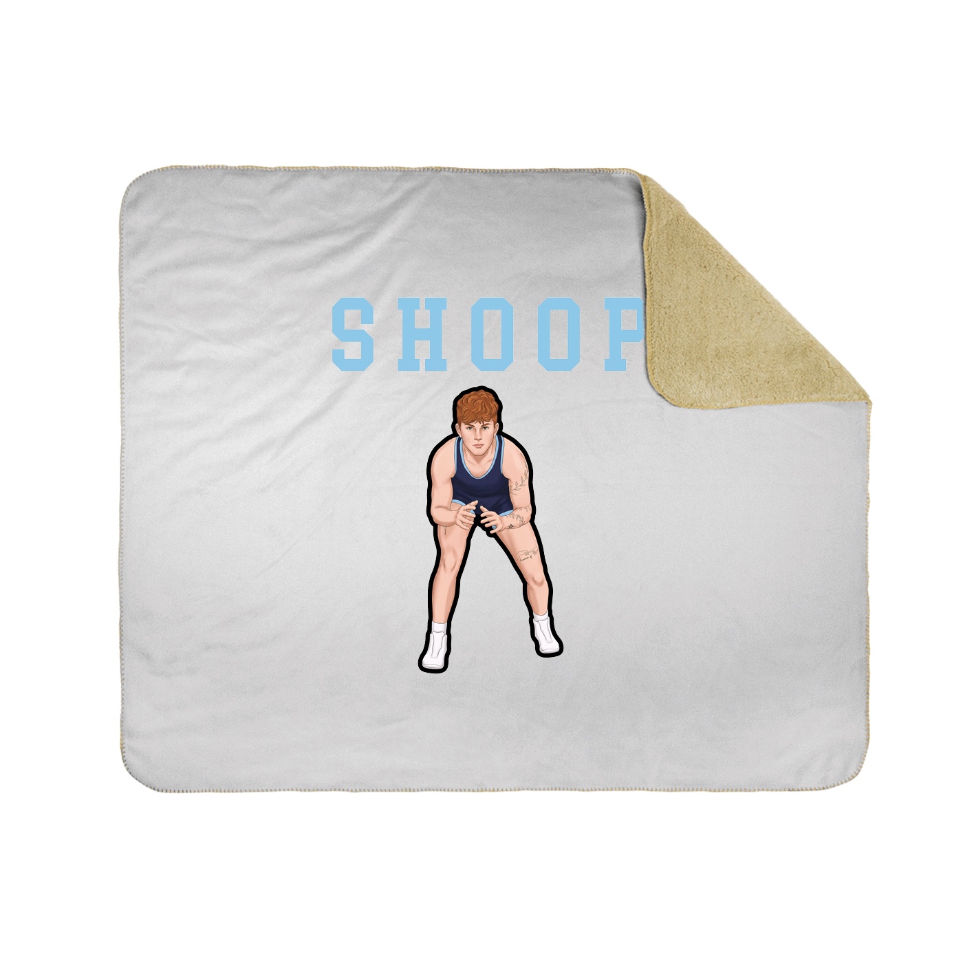 Throw Blanket — Shirsey in White