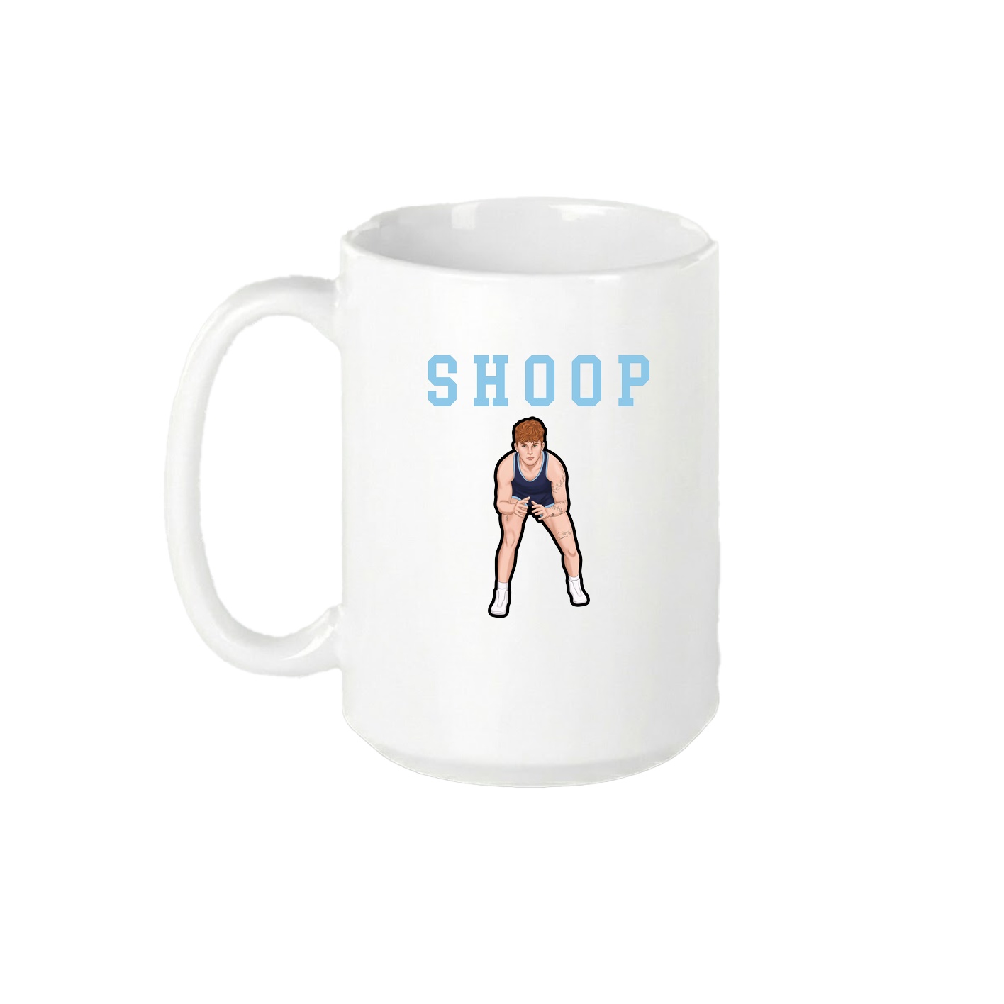 15oz Coffee Mug — Shirsey in White
