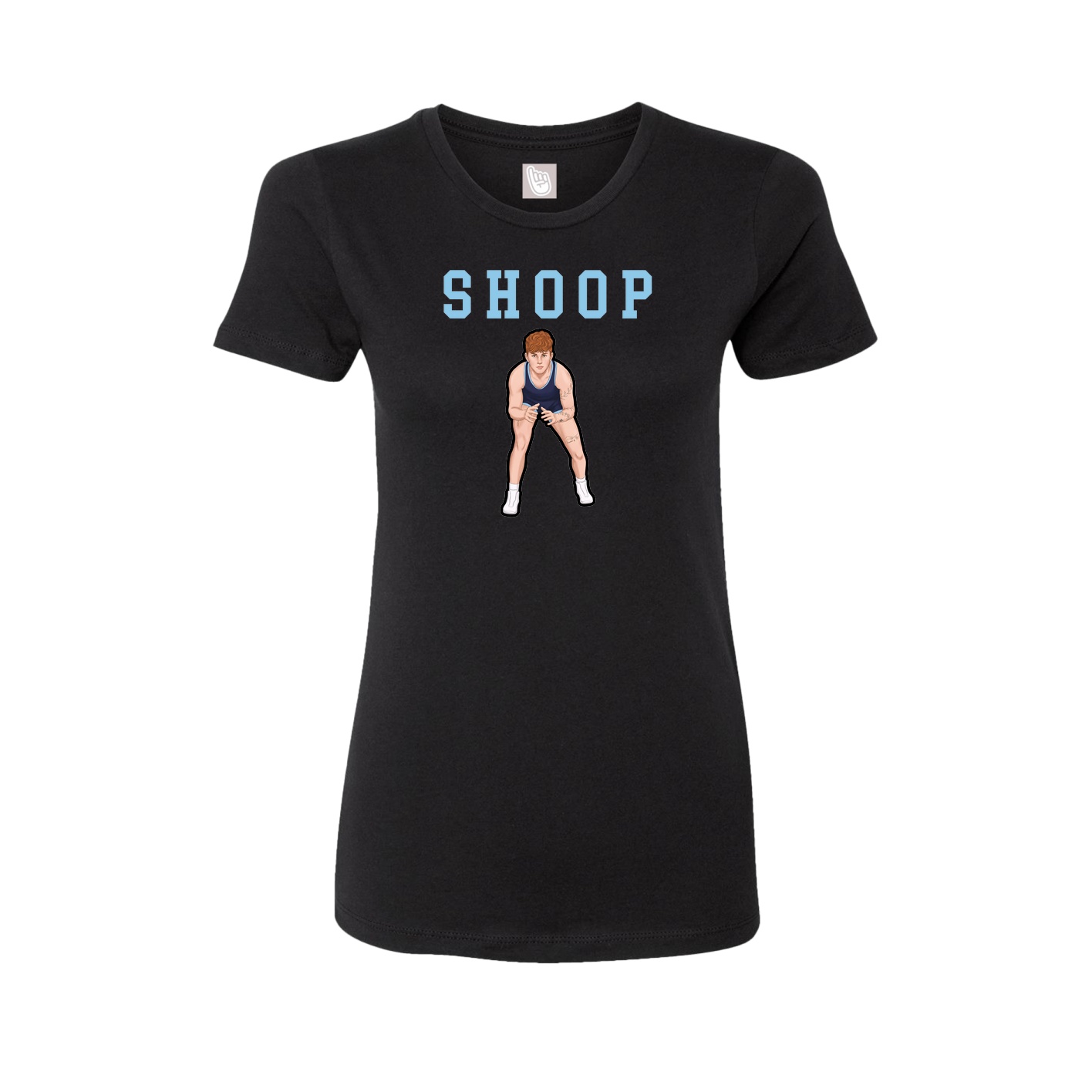 Fitted Women's Tee — Shirsey in Black