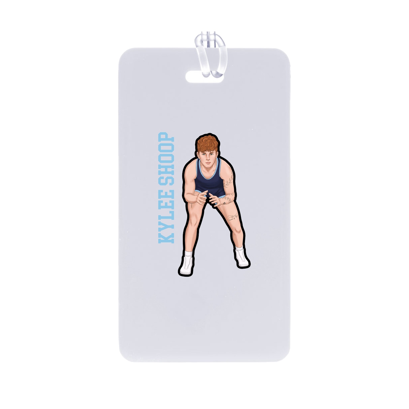 Bag Tag — Name Vertical in Classic