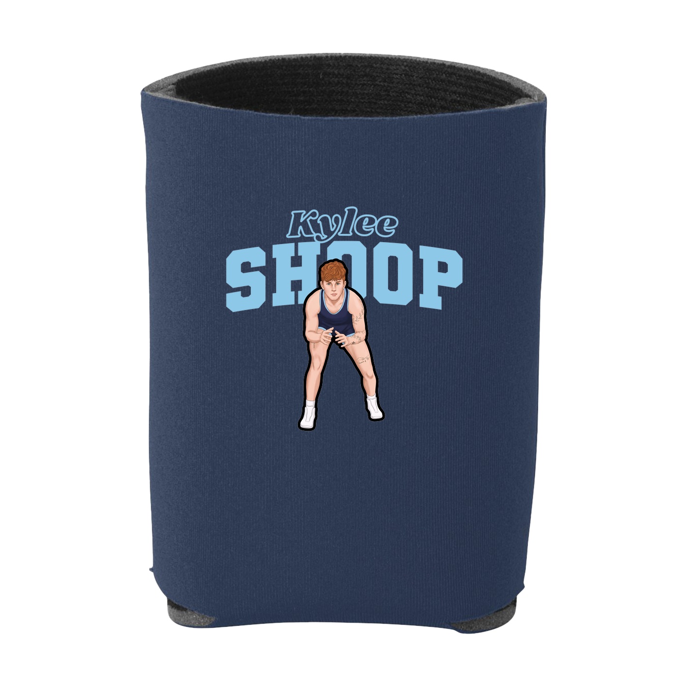 Can Holder — Name Arch in Navy