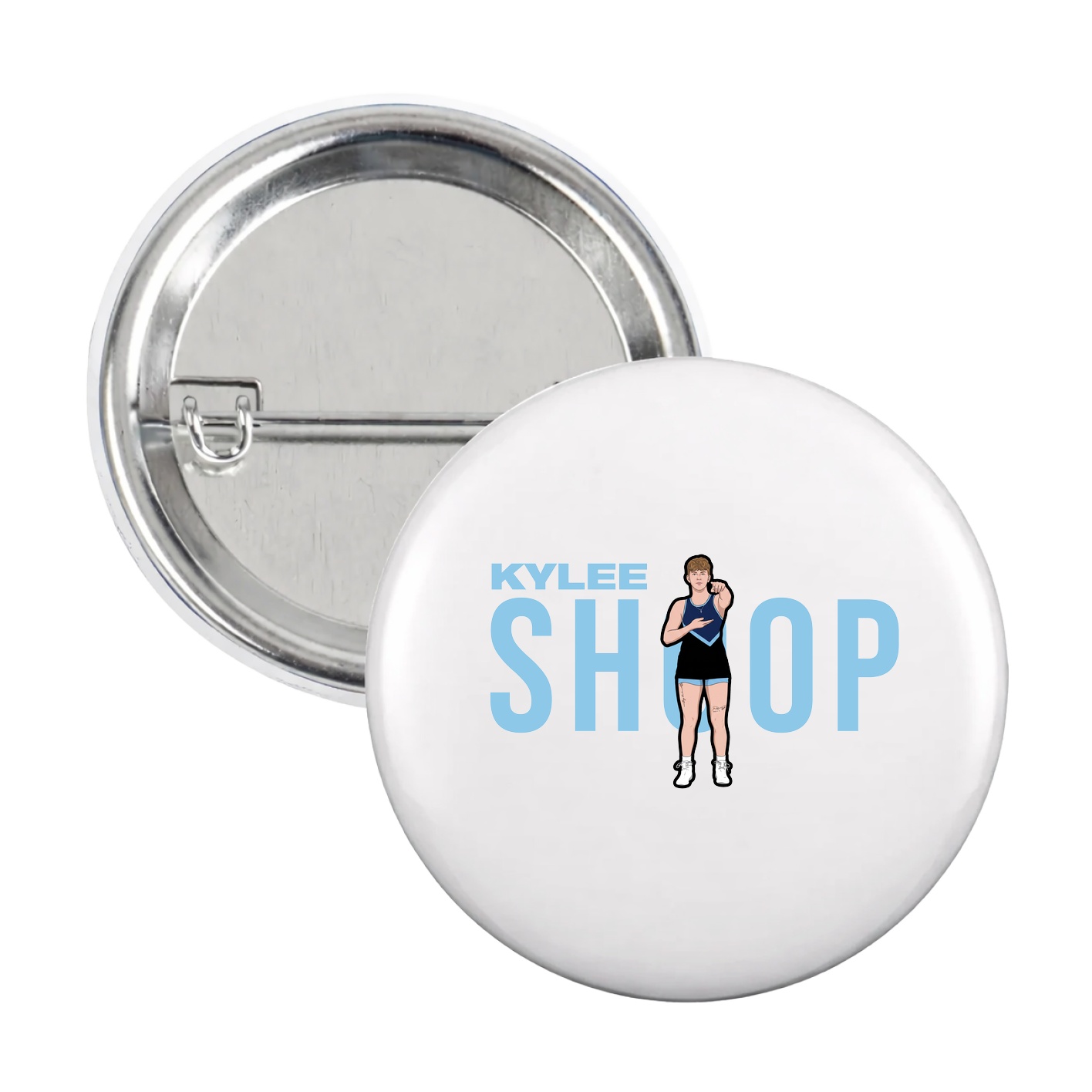 Game Day Button — Player Name in White