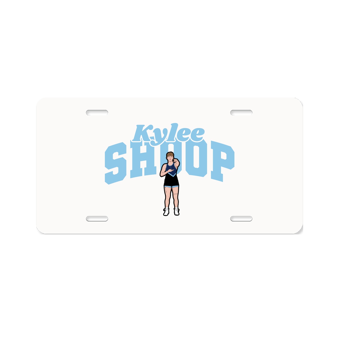 License Plate — Signature Arch in Classic