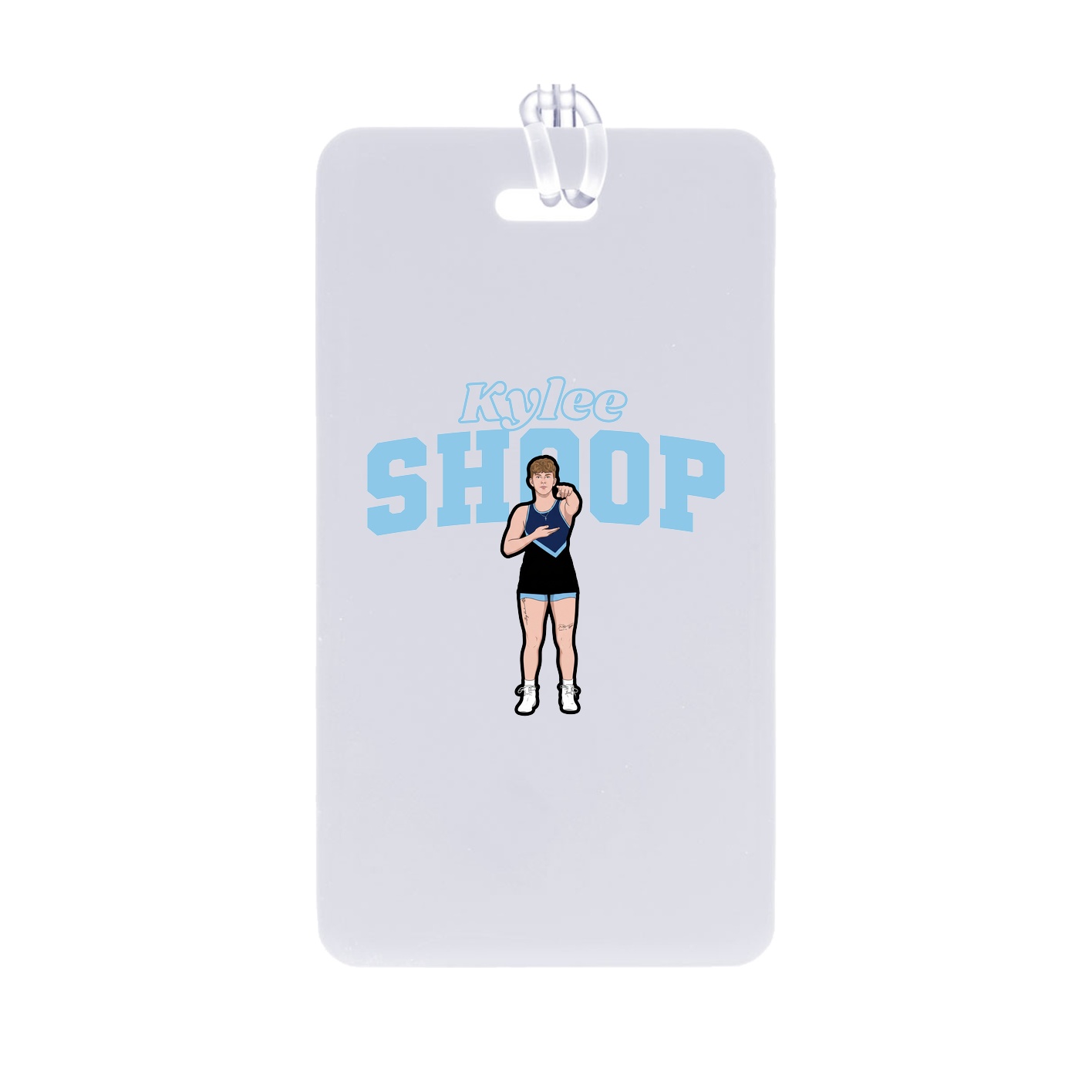 Bag Tag — Name Arch in Classic